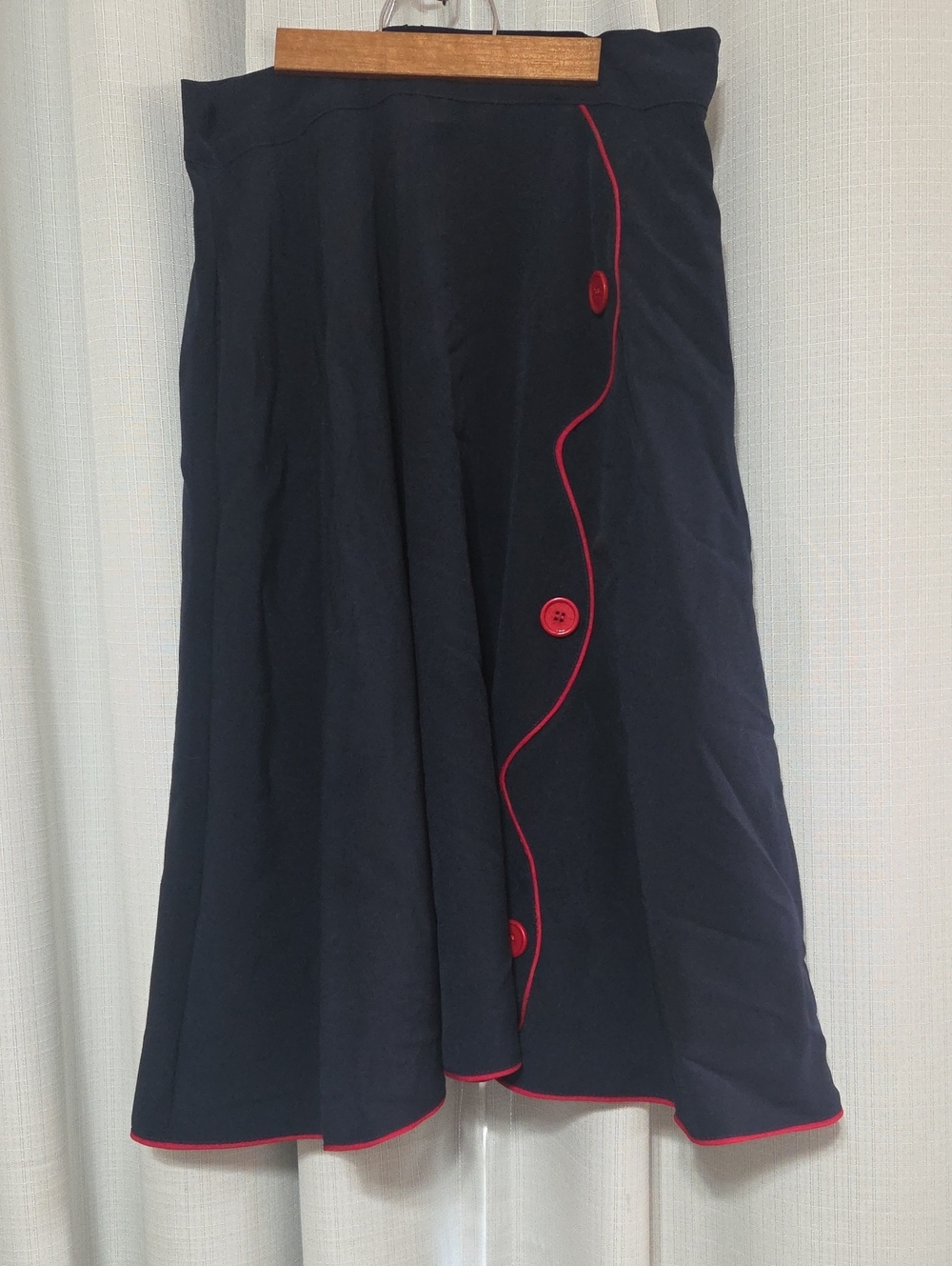 🎃Rock Steady Navy Skirt with Logo Tag